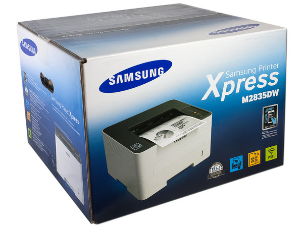 Impresora Láser Monocromática Samsung M2835DW, hasta 29 ppm, resolución 4,800 x 600 dpi, Wi-Fi, USB.