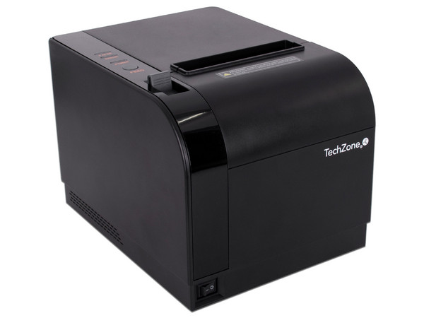Impresora Térmica para Punto de Venta TechZone TZBE301 de 80mm, Ethernet, USB. Color Negro.