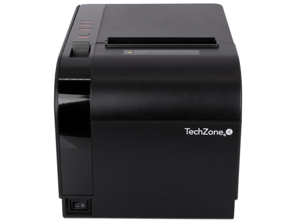 Impresora Térmica para Punto de Venta TechZone TZBE301 de 80mm, Ethernet, USB. Color Negro.