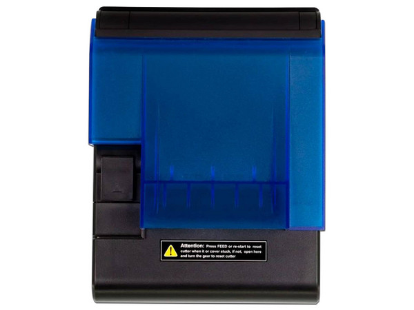 Impresora Térmica TechZone TZBE302E de 80mm, 203 DPI, Cortador automático. Color Negro.