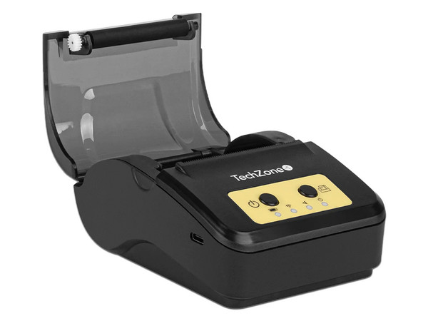 Impresora Térmica Inalámbrica TechZone TZBEP03 de 58mm, 203dpi, USB, Bluetooth.