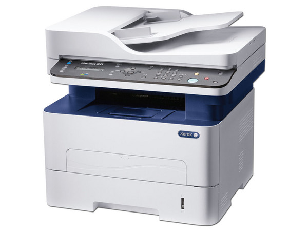 Impresora Multifuncional Xerox WorkCentre 3225_DNI, Impresora láser monocromática, Copiadora, Escáner y Fax, Resolución hasta 4800 x 600 ppp, Wi-Fi, Ethernet, USB.