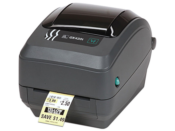 Impresora térmica de etiquetas Zebra GK420, 203 dpi/8 dpi.
