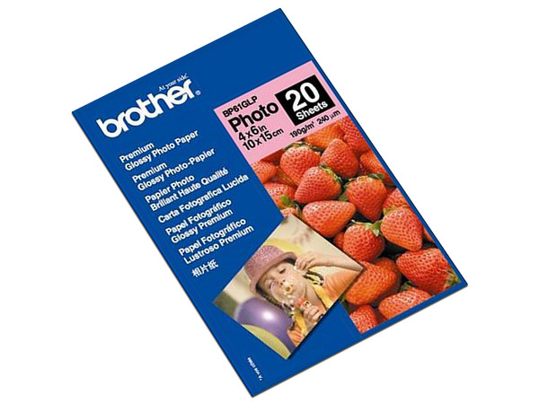 Papel Fotográfico Brother Glossy Premium de 4