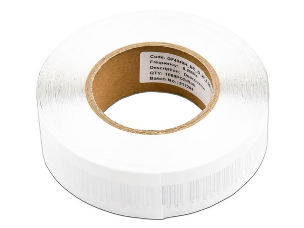 Rollo de Etiquetas Adheribles RF CENTURY GF4040H, 40 x 40 mm, 100 Etiquetas.