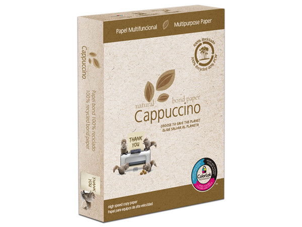 Papel Cappuccino Carta de 75gr 100% Reciclado
