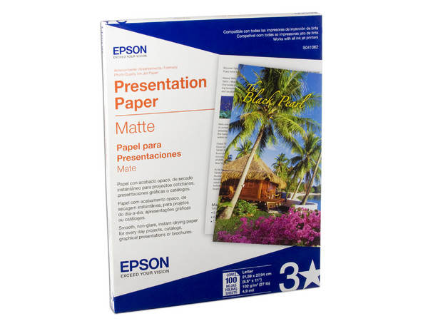 Papel Epson Photo Quality, Carta, 100 Hojas