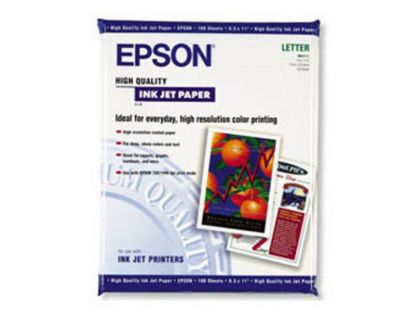 Papel High Quality InkJet, Carta, 100 Hojas.