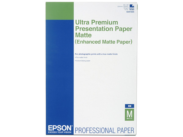 Papel Epson de Presentación, Mate, Ultra Premium, 13