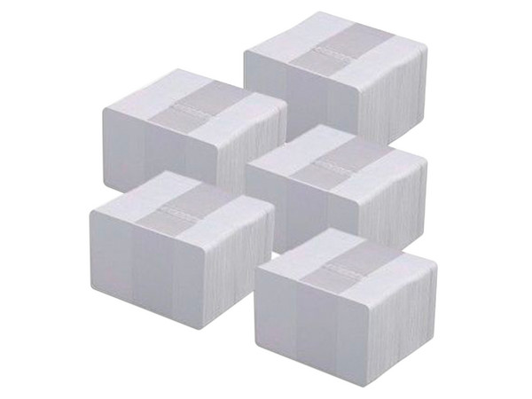 Tarjetas PVC Evolis PCVB30M  para Impresoras de Tarjetas, color blanco. Paquete con 500 tarjetas.