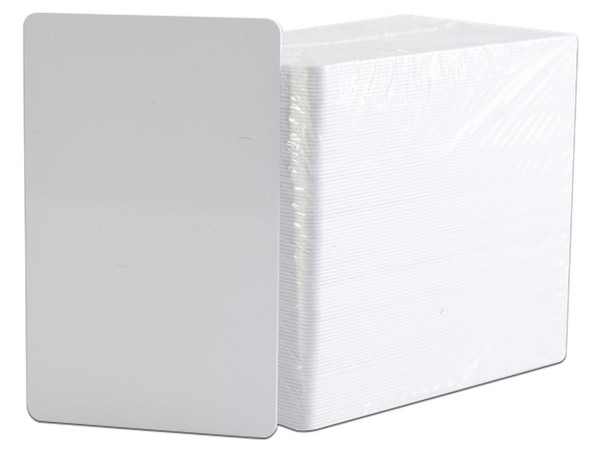 Paquete de 500 tarjetas HID tipo adhesivas CR80 para credenciales, ideales para adherir a tarjetas tipo Clamshell HID069001 (iClass), HID069003 (ProxCardII) y HID069016 (ProxCardII).