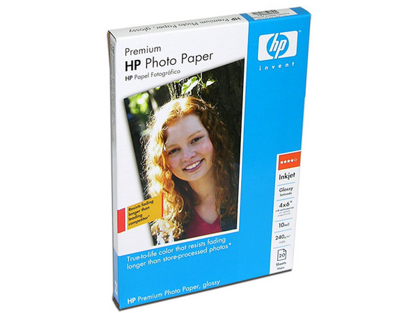 Papel Fotográfico HP Glossy Satinado Premium, 4