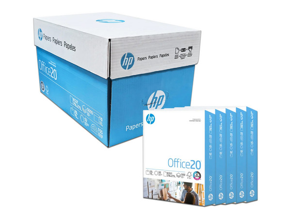 Caja de Papel Bond HP Office Millar, Tamaño Carta 75Gr, Blancura 92%, C/5