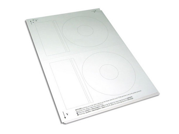 Paquete de 50 etiquetas engomadas para CD's