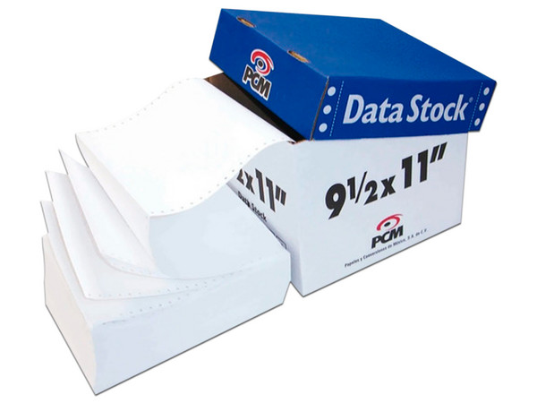 Papel forma continua PCM Data Stock, 9.5x11