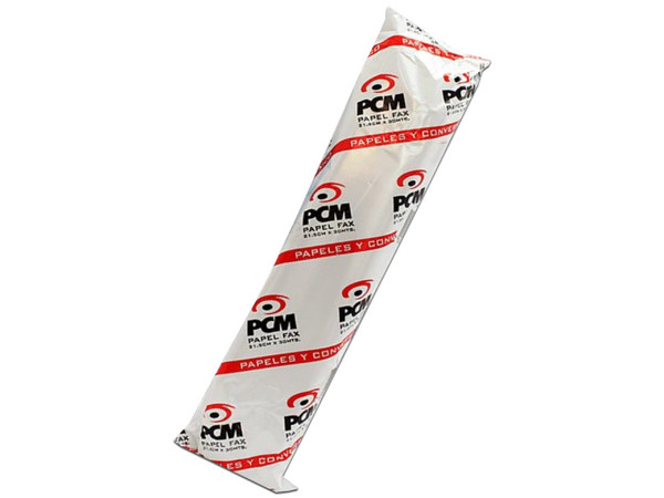 Papel Fax PCM 30 M, Paquete con 6 Rollos.