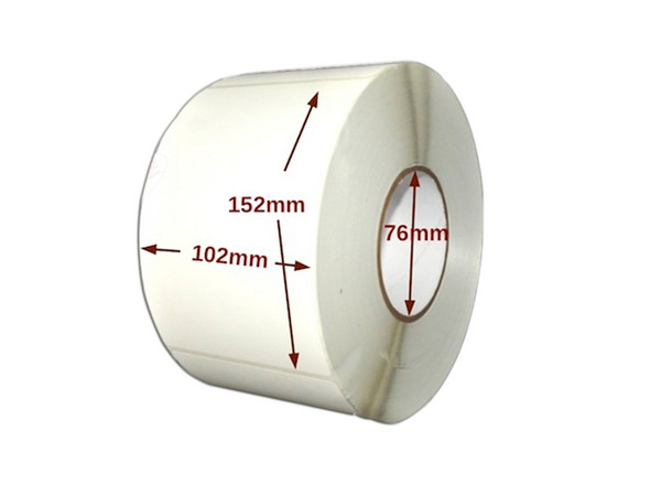 Rollo de Etiquetas Rectangular TT con 960 Etiquetas, 150m.