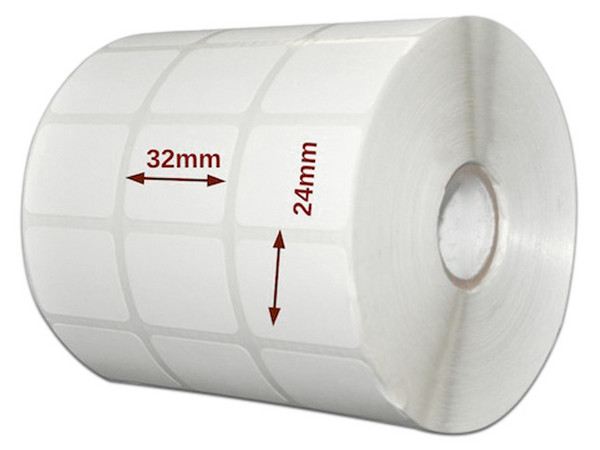 Rollo de Etiquetas POSline de 5,520 Etiquetas, 32 mm x 24 mm.