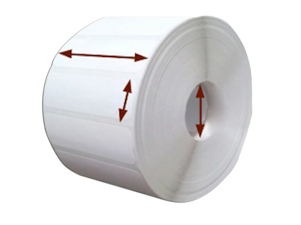 Rollo de Etiquetas Rectangular TT con 1775 Etiquetas, 50m.
