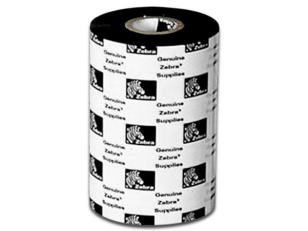 Cinta Zebra Economy Wax con cera de 110mm x 450m.