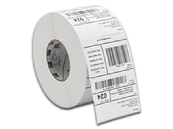 Rollo de etiquetas Zebra Z-Perform 2000D con 2340 etiquetas de 1.25