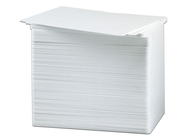 Tarjetas PVC Zebra Premier para impresoras de Tarjetas Zebra (500 tarjetas).