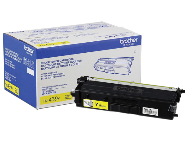 Tóner Brother TN439Y, Amarillo, 9,000 Páginas, Compatible con HL-L9310CDW / MFC-L9570CDW.
