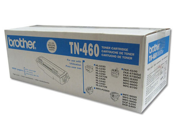 Cartucho de Toner Brother Negro, Modelo: TN-460