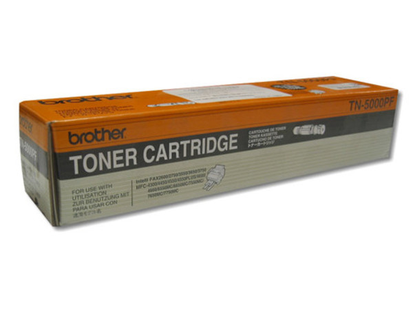 Cartucho de Tóner Brother Negro, Modelo: TN-5000PF.
