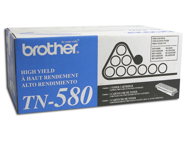 Cartucho de Tóner Brother Negro Modelo: TN-580