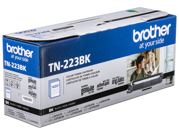 Cartucho de Tóner Brother Modelo: TN-223BK, Negro.