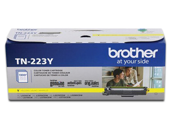Cartucho de tóner Brother 223 Amarillo, Modelo: TN-223Y.