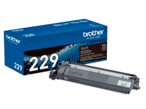 Cartucho de Tóner Brother TN229BK, hasta 1500 Páginas, Color Negro.
