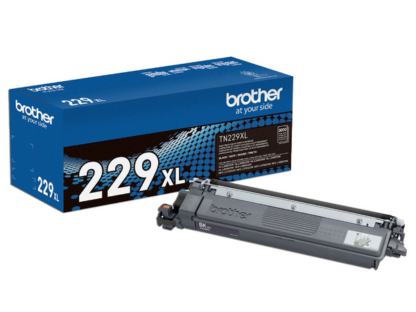 Cartucho de Tóner de Alto Rendimiento Brother TN229XLBK, hasta 3,000 Páginas, Color Negro.