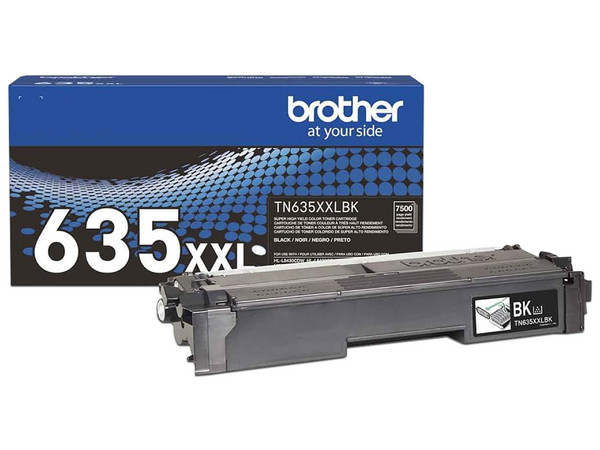 Cartucho de Tóner Brother Valor. Color Negro. Modelo: TN635XXLBK.