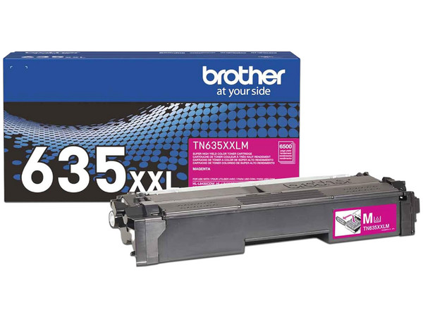Cartucho de Tóner Brother Valor. Color Magenta. Modelo: TN635XXLM.