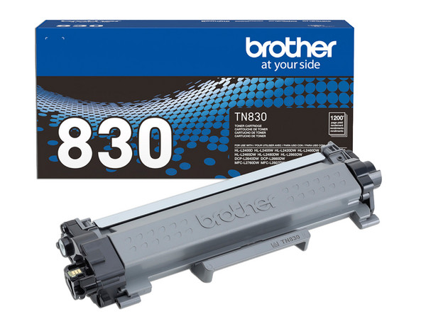Cartucho de Tóner Brother para Impresora DCP-L2660DW, Color negro, Modelo: TN830.