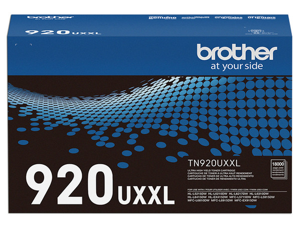Cartucho de Tóner Brother Negro, Modelo: TN920UXXL.