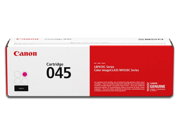 Cartucho de tóner Canon 045, Magenta, Modelo: 1240C001AA