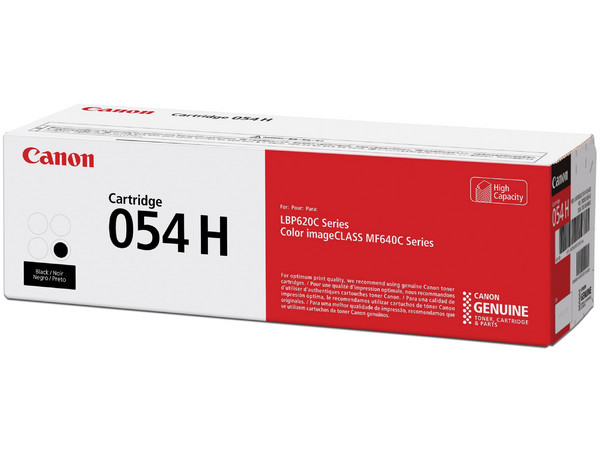 Cartucho de tóner Canon Cartridge 054H Negro, modelo: 3028C001AA.