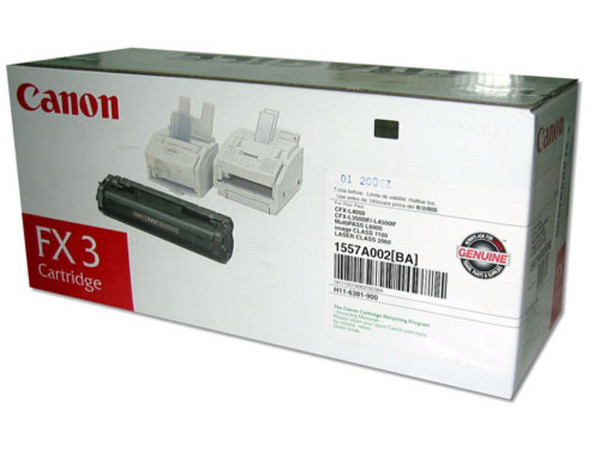 CARTUCHO TONER CANON FX-3 NEGR Modelo: FX-3