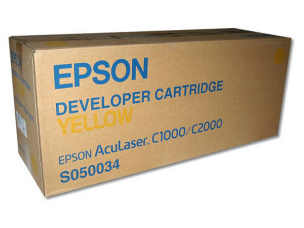 Cartucho de Toner Epson Amarillo, Modelo: S050034.