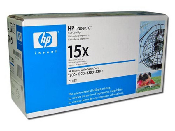Cartucho de Tóner HP Modelo: C7115X, Negro 