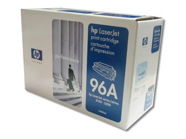 Cartucho de tóner HP 96A Negro Laserjet Original (C4096A).