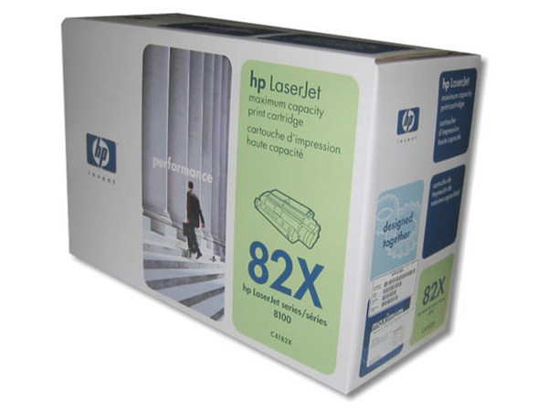 Cartucho de tóner HP 82X Negro Alto rendimiento Laserjet Original (C4182X).
