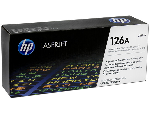 Tambor de creación de imágenes original HP LaserJet 126A (CE314A).