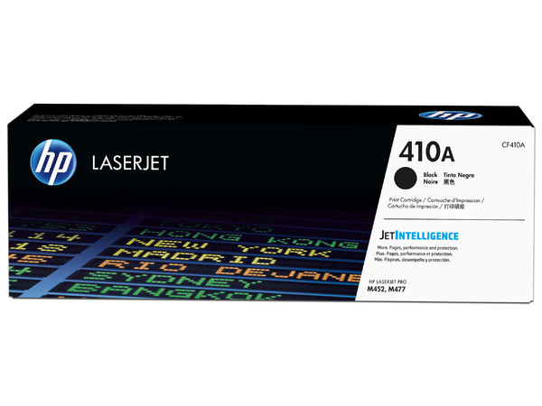 Tóner para impresora HP Negro Laserjet Original (CF410A).