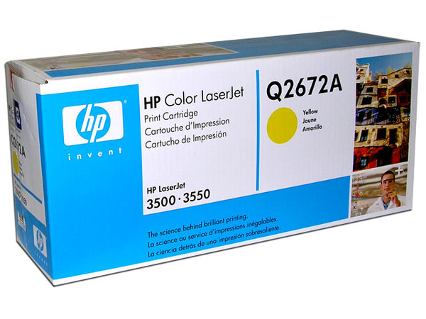 Cartucho de tóner HP 309A Amarillo Laserjet Original (Q2672A).