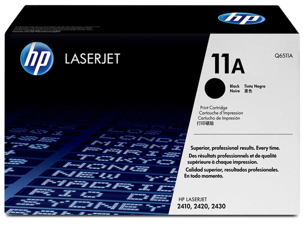 Cartucho de tóner HP 11A Negro Laserjet Original (Q6511A).