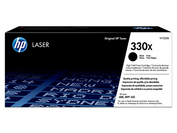 Cartucho de tóner HP 330X Negro LaserJet Original (W1330X).